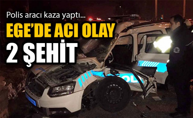Aydın'ın Nazilli ilçesinde şüpheli bir aracı durdurmak isteyen polis aracının tanker ile çarpışması sonucu 2 polis memuru hayatını kaybetti.