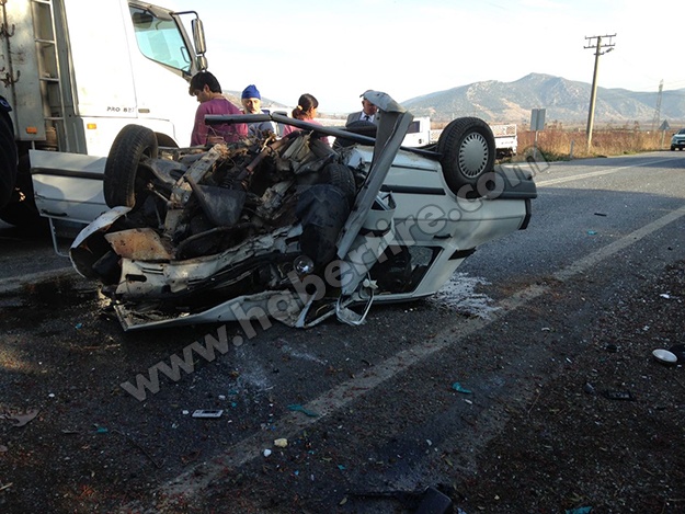 Tire’de meydana gelen trafik kazasında, kontrolden çıkan otomobil taklalar atarak durabildi. Sürücü ağır yaralı.